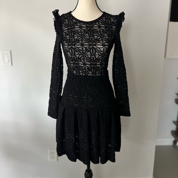 Maje Black Lace Dress - Picture 4 of 16